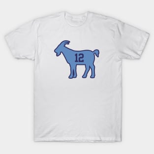 MEM GOAT - 12 - White 2 T-Shirt